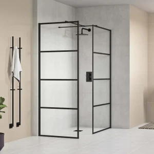 AYO Framed Linear Border Modular Wetroom Side Panel